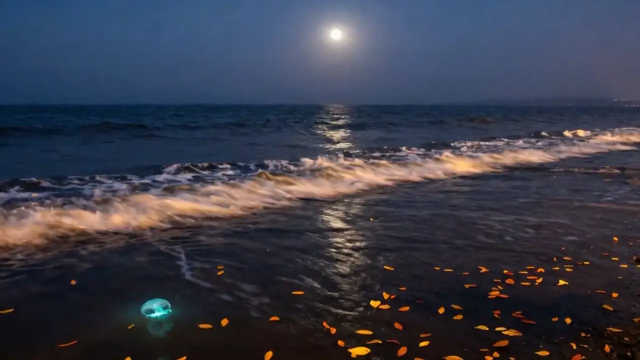 Ocean Waves Autumn ASMR